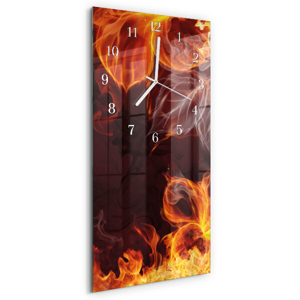 Orologio verticale Fiori di fuoco