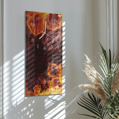 Orologio verticale Fiori di fuoco