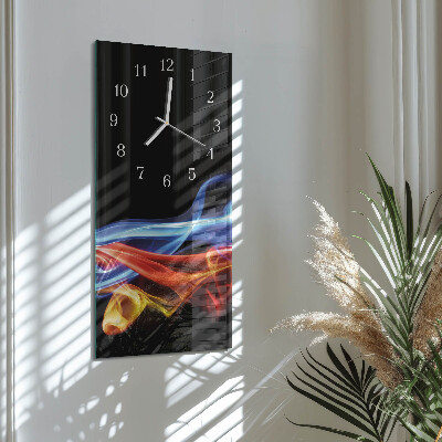 Orologio verticale Fumo astratto