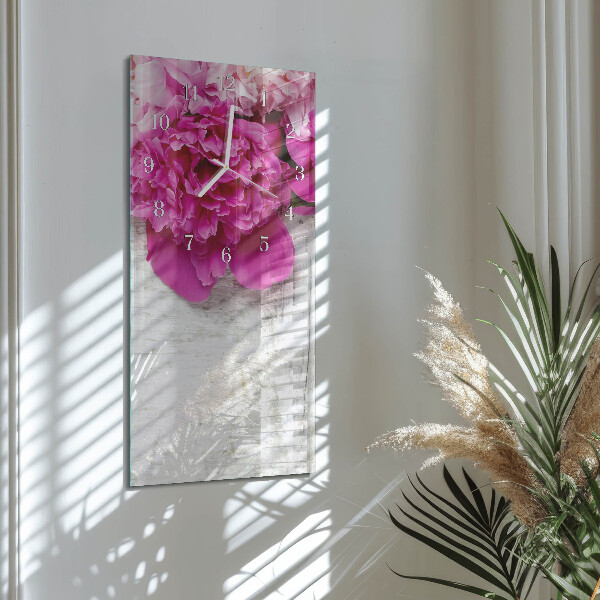 Orologio verticale Peonia
