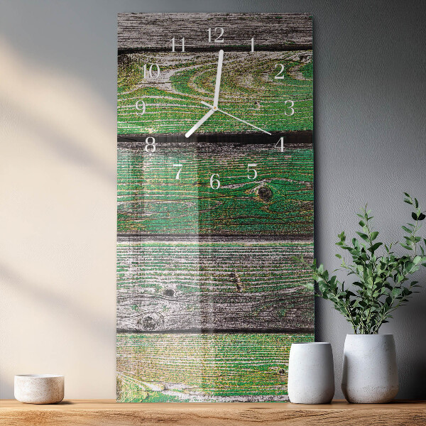 Orologio verticale Tavole di legno