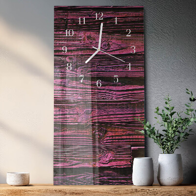 Orologio verticale pannelli di legno