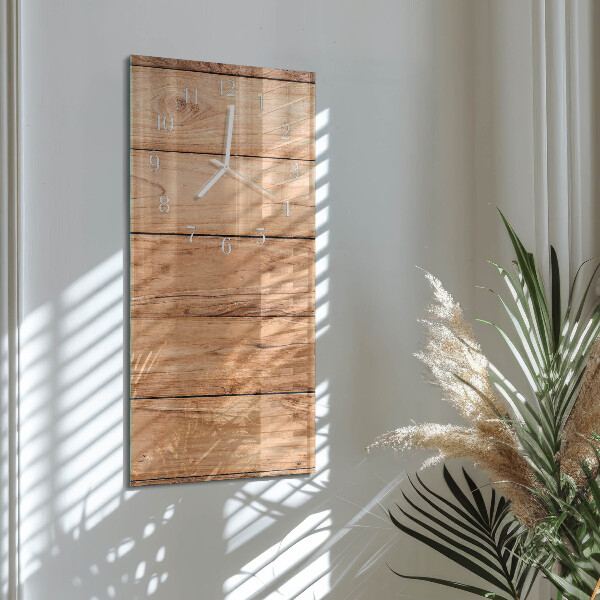 Orologio verticale pannelli di legno