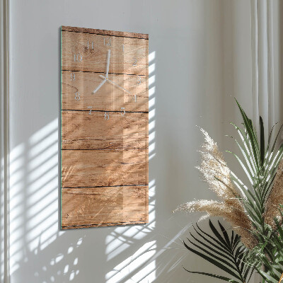 Orologio verticale pannelli di legno