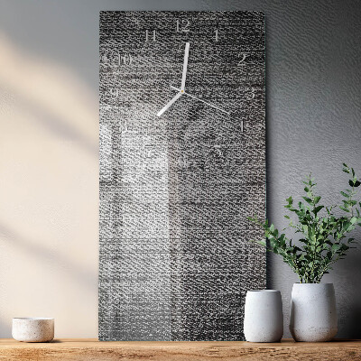 Orologio verticale Materiale