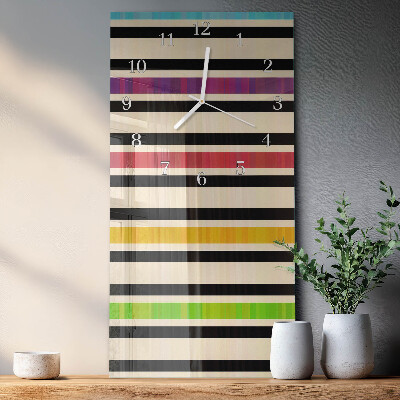Orologio verticale Strisce