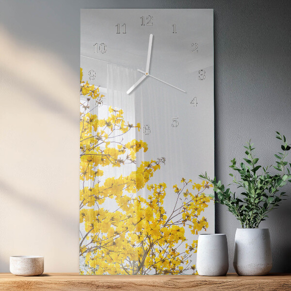 Orologio verticale Albero fiorito