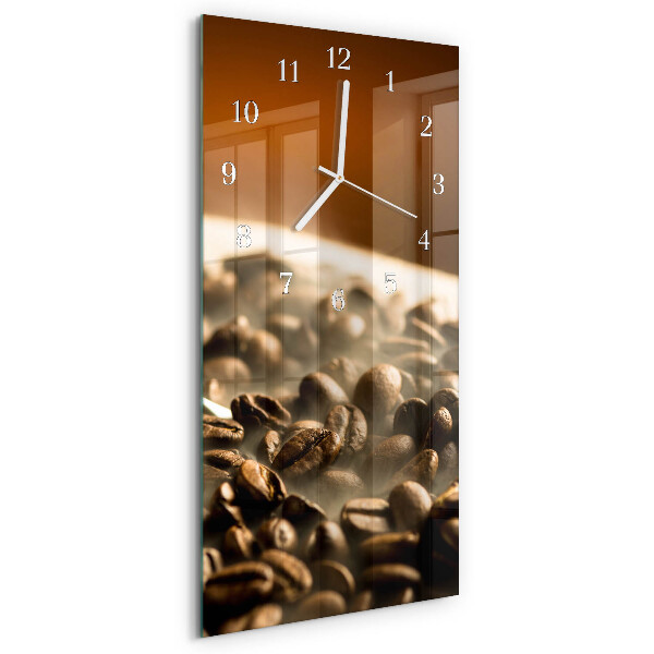 Orologio verticale chicchi di caffè