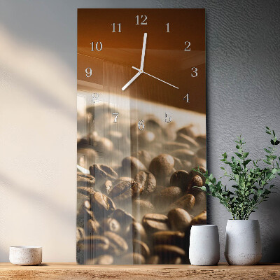 Orologio verticale chicchi di caffè