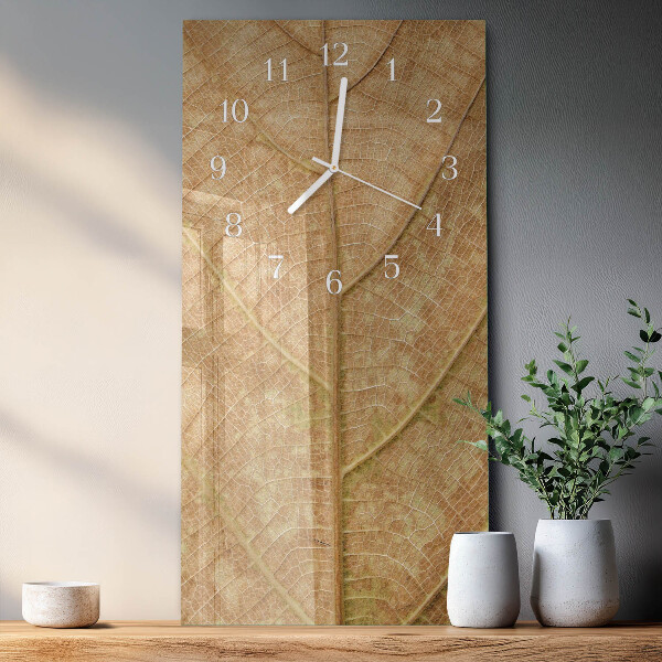 Orologio verticale Foglio