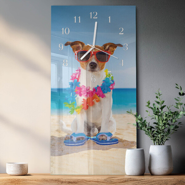 Orologio verticale Cane