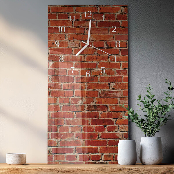 Orologio verticale Muro di mattoni