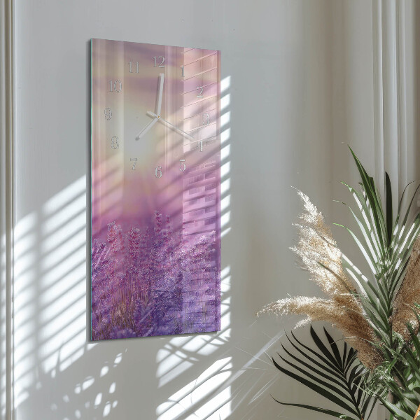 Orologio verticale Lavanda