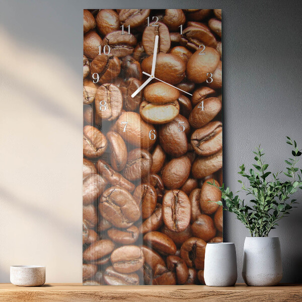 Orologio verticale chicchi di caffè