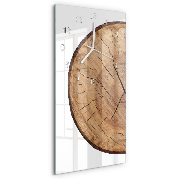 Orologio verticale Travi di legno