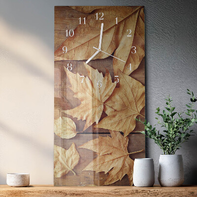 Orologio verticale Foglie