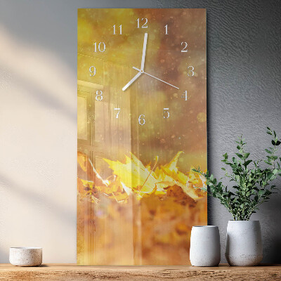 Orologio verticale Foglie