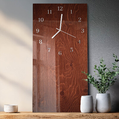 Orologio verticale pannelli di legno