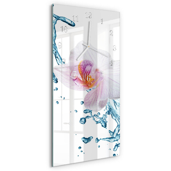 Orologio verticale Orchidea