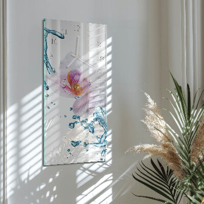 Orologio verticale Orchidea