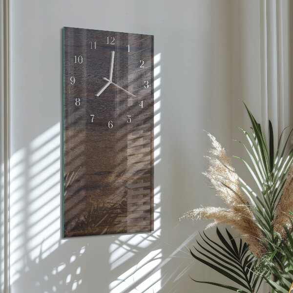 Orologio verticale Tavola di legno