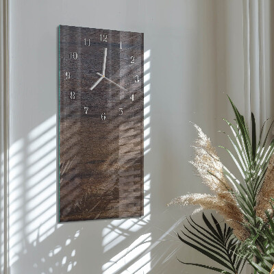 Orologio verticale Tavola di legno