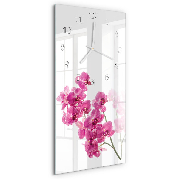 Orologio verticale Orchidee