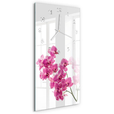 Orologio verticale Orchidee