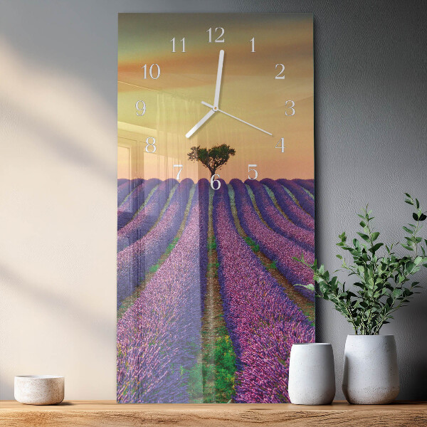 Orologio verticale Campo di lavanda