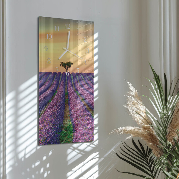 Orologio verticale Campo di lavanda