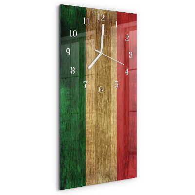 Orologio verticale bandiera italiana