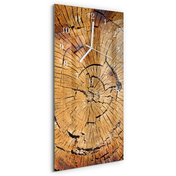 Orologio verticale Venature del legno