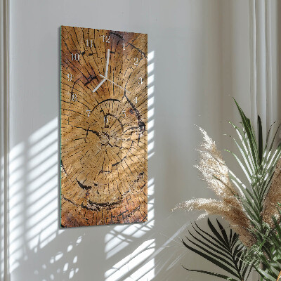 Orologio verticale Venature del legno