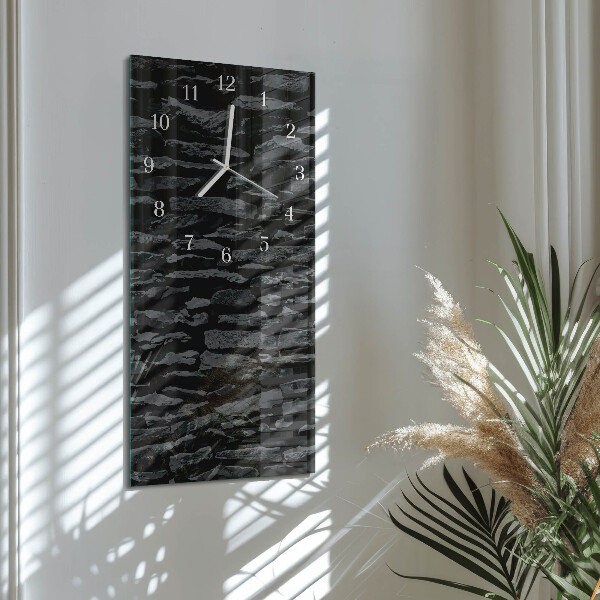 Orologio verticale Muro di pietra