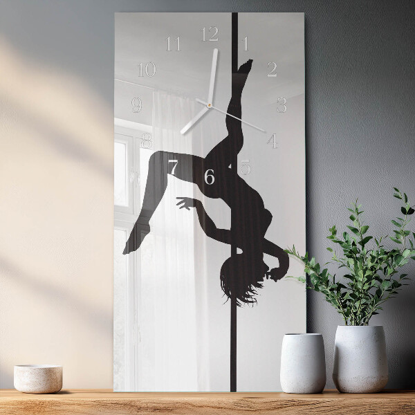 Orologio verticale ballerina di pole dance