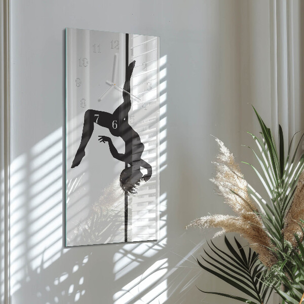 Orologio verticale ballerina di pole dance