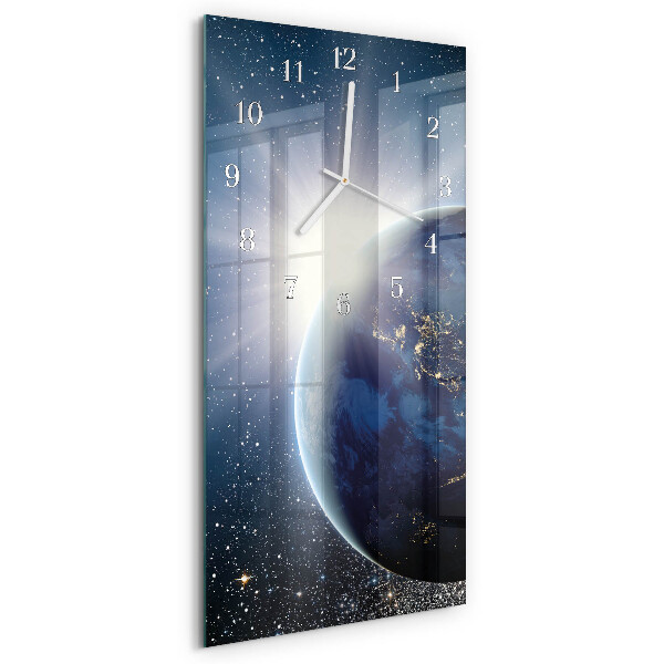 Orologio verticale Earth Weltall