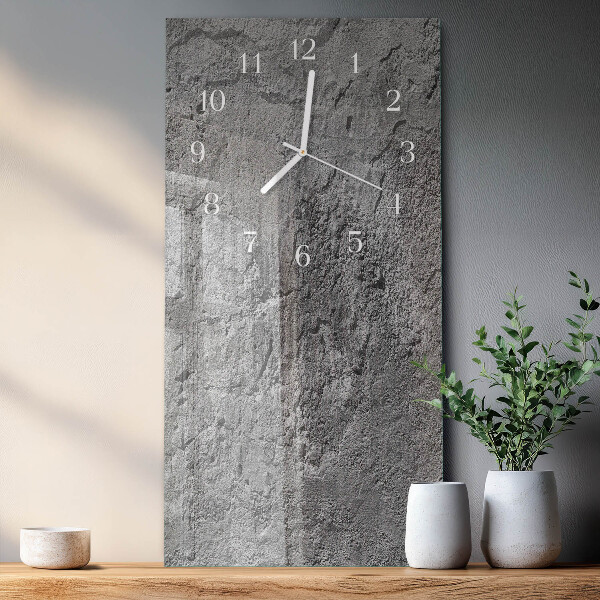 Orologio verticale Muro in cemento