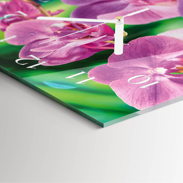 Orologio verticale Orchidee