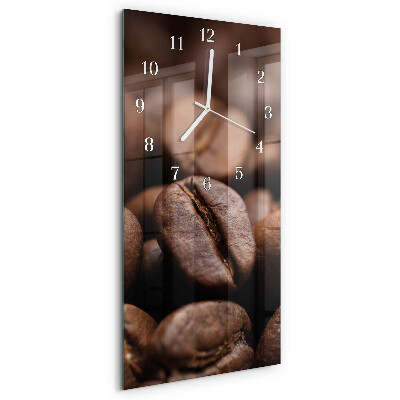 Orologio verticale chicchi di caffè
