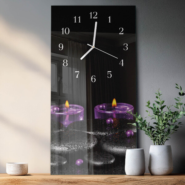 Orologio verticale Pietre delle candele