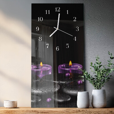 Orologio verticale Pietre delle candele