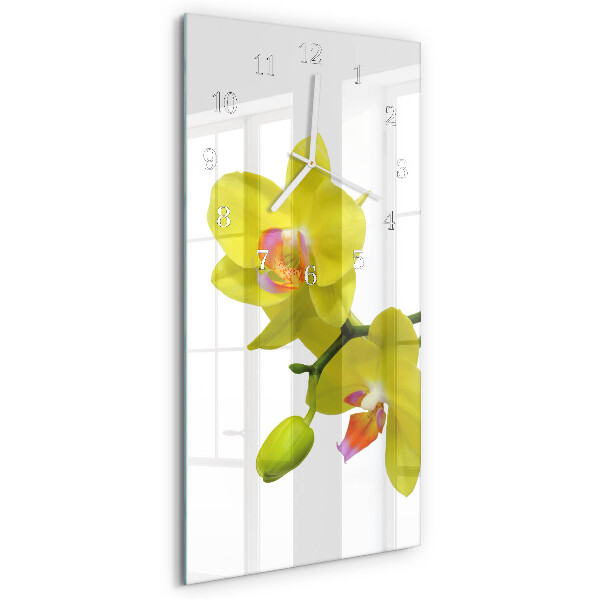 Orologio verticale Orchidea