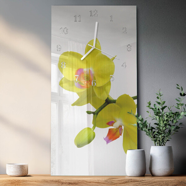Orologio verticale Orchidea