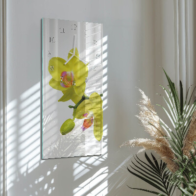 Orologio verticale Orchidea