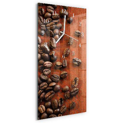Orologio verticale chicchi di caffè