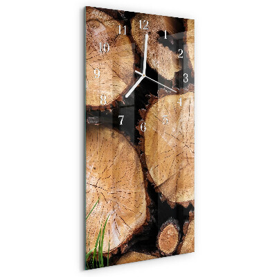 Orologio verticale Venature del legno