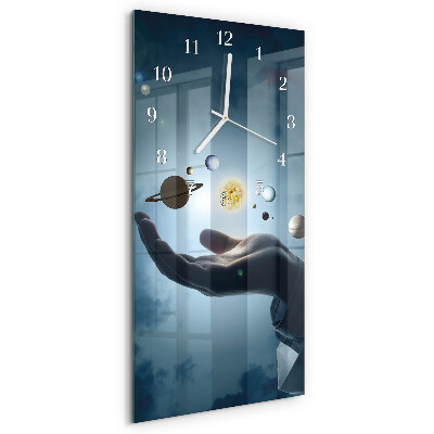 Orologio verticale Mano del Pianeta