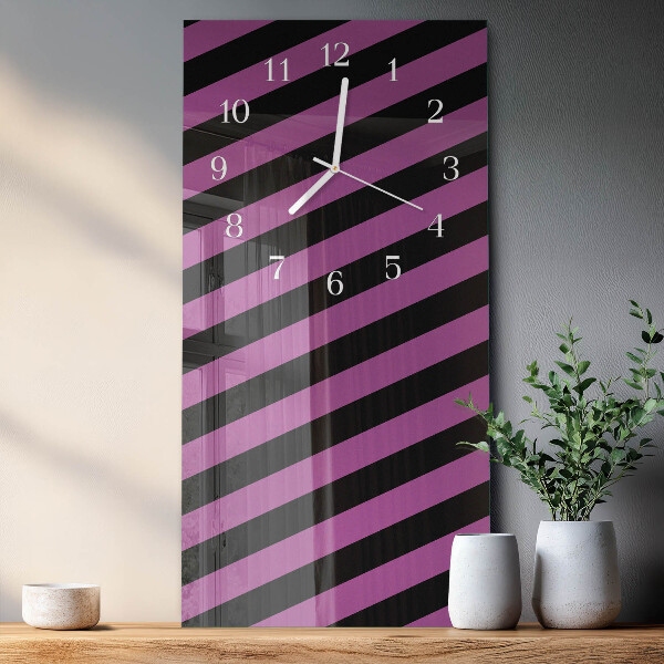 Orologio verticale Strisce