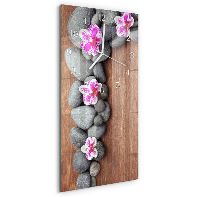 Orologio verticale Pietre per orchidee
